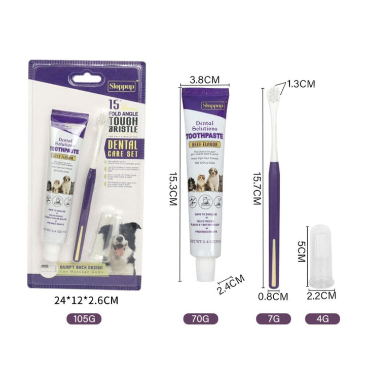 Ultra - Soft Kitten & Small Dog Toothbrush Kit - Dog Toothbrush - EliteTrim
