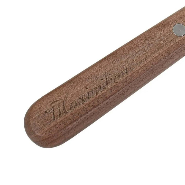 Walnut Dog Stripping Knife - Dog Brush - EliteTrim Grooming