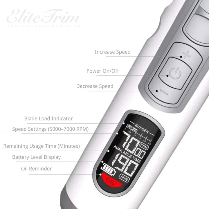 X12 - S Dog Hair Clipper | Fine‑Tuning Blade - Dog Hair Clipper - EliteTrim Grooming