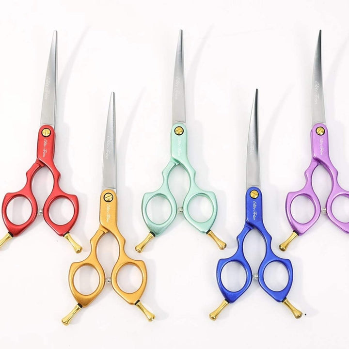 CandyBoom™ Series | 6.0" Superlight Curved Shears - Dog Grooming Scissors - EliteTrim Grooming