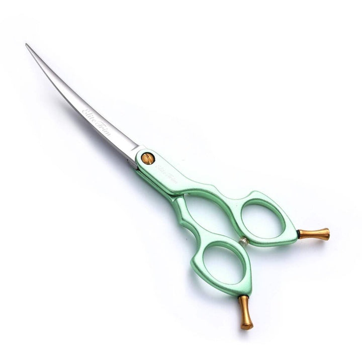 CandyBoom™ Series | 6.0" Superlight Curved Shears - Dog Grooming Scissors - EliteTrim Grooming