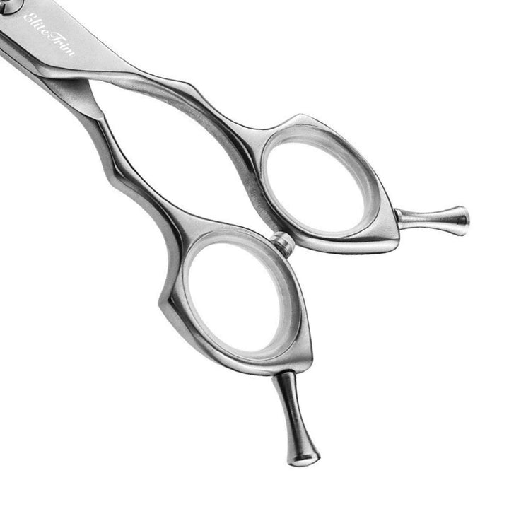 GhostCut™ | 7.5″ Curved Blender (Chunker) - Dog Grooming Scissors - EliteTrim Grooming
