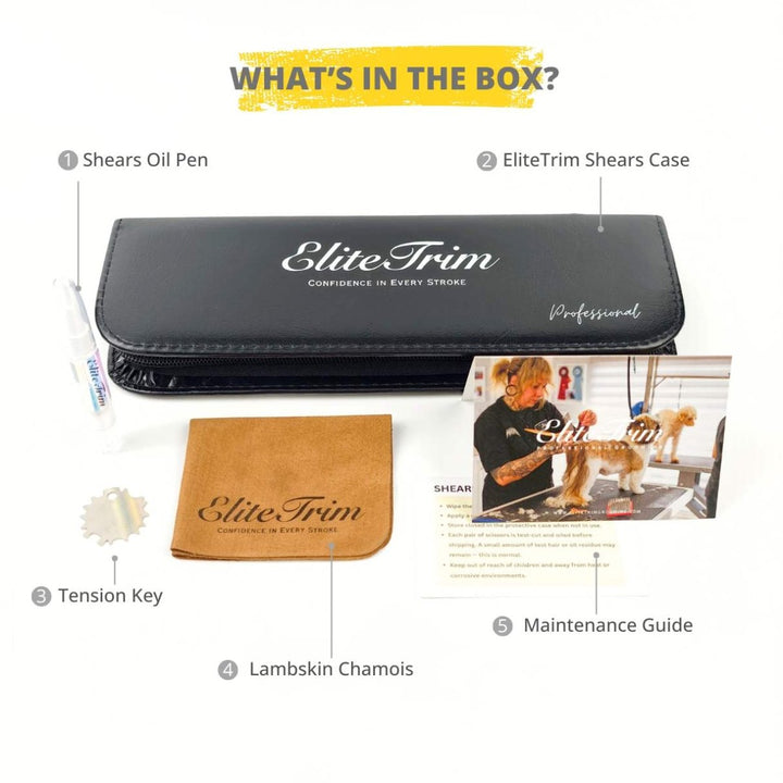 Midnight Velvet™ | 8.0" Blender (Chunker) - Dog Grooming Scissors - EliteTrim Grooming