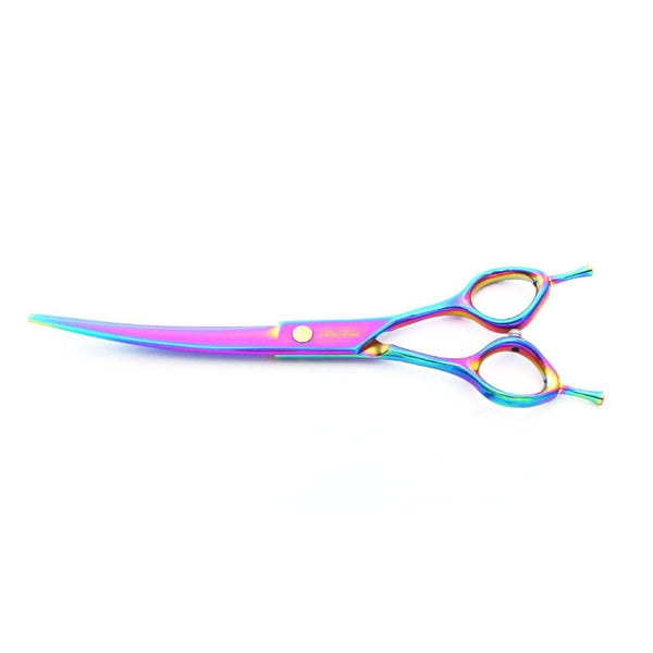 Nebula™ | 7.0" Curved Shears - Dog Grooming Scissors - EliteTrim Grooming