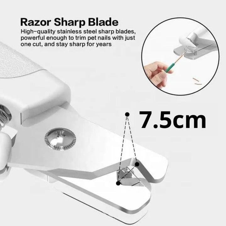 Pro Dog Nail Clipper with Quik Sensor - Medium/Large Breed Safety Trimmer - Dog Nail Clipper - EliteTrim