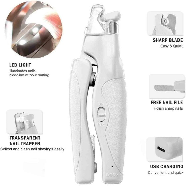 Pro Dog Nail Clipper with Quik Sensor - Medium/Large Breed Safety Trimmer - Dog Nail Clipper - EliteTrim