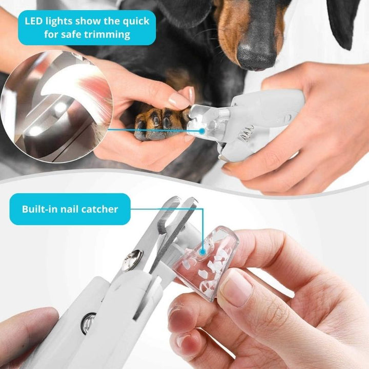 Pro Dog Nail Clipper with Quik Sensor - Medium/Large Breed Safety Trimmer - Dog Nail Clipper - EliteTrim