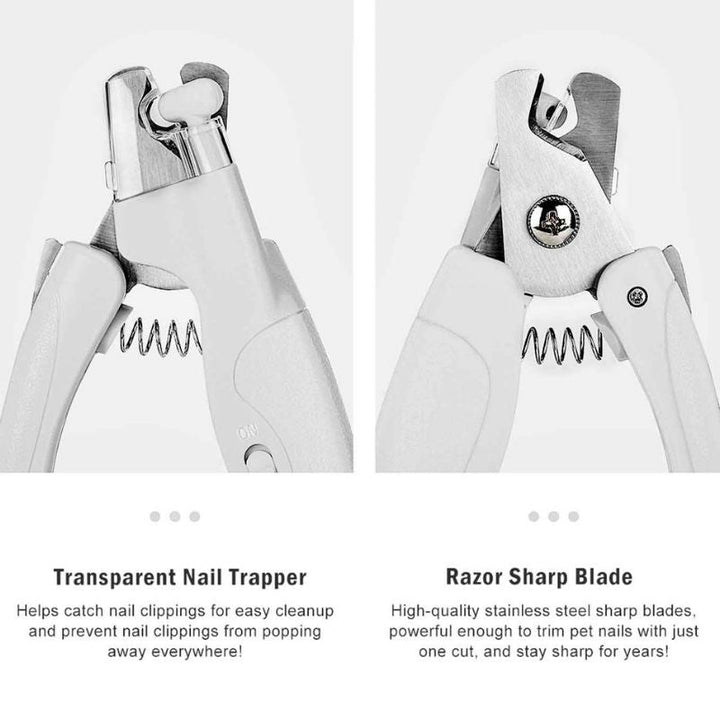 Pro Dog Nail Clipper with Quik Sensor - Medium/Large Breed Safety Trimmer - Dog Nail Clipper - EliteTrim