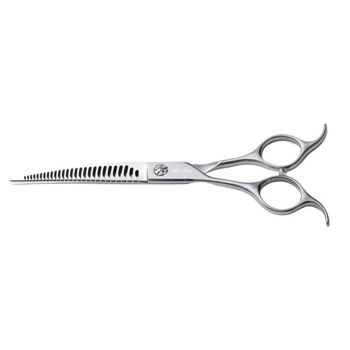The Magician™ | 7.0″ Curved Blender (Chunker) - Dog Grooming Scissors - EliteTrim Grooming